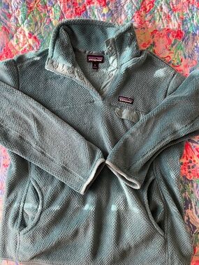 Patagonia Pullover Snap-T in Seafoam